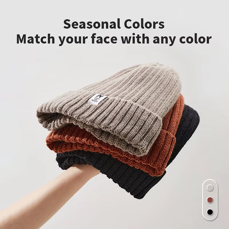 Knitted Wool Hat Hiking Mountaineering Riding Windproof